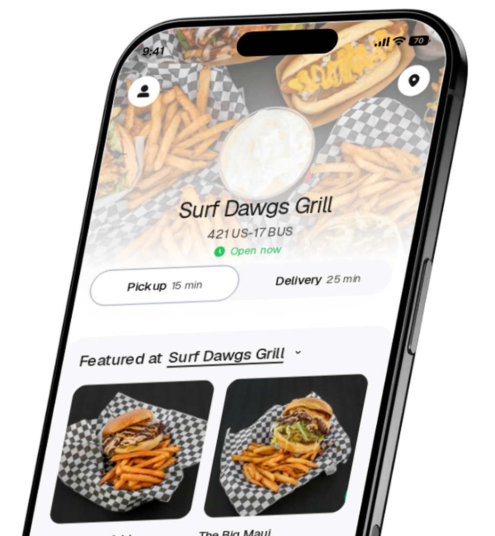 Surf Dawgs Grill app preview