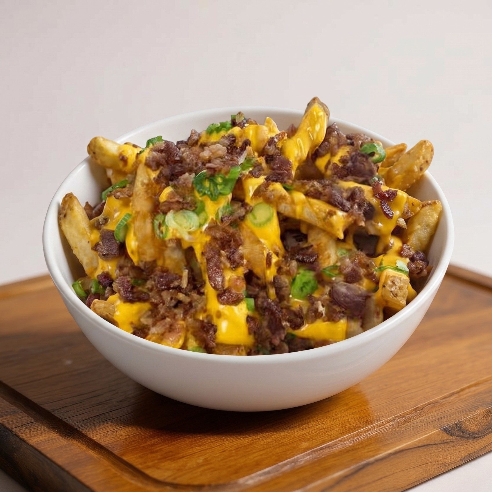 Crispy Bacon & Cheddar Cheese Fries.