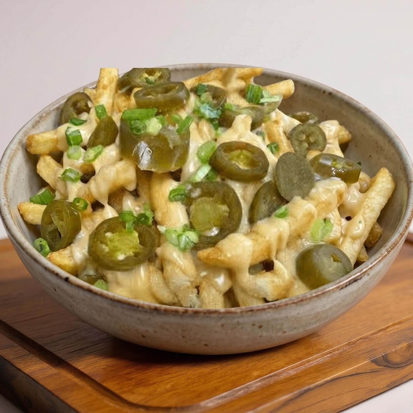Jalapeno Queso Cheese Fries.