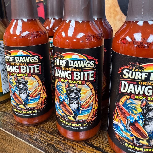 Dawg Bite Hot Sauce.