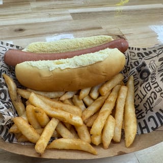 Naked Dawg over fries