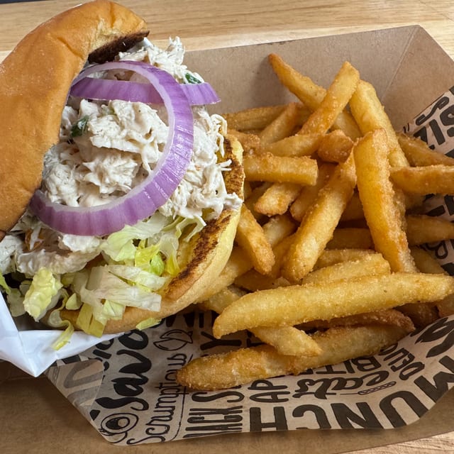 Sunshine Chicken Salad Sammich.