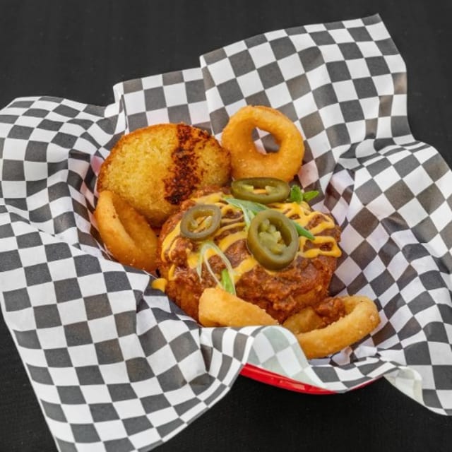 Corn Bread Chili Bowl.