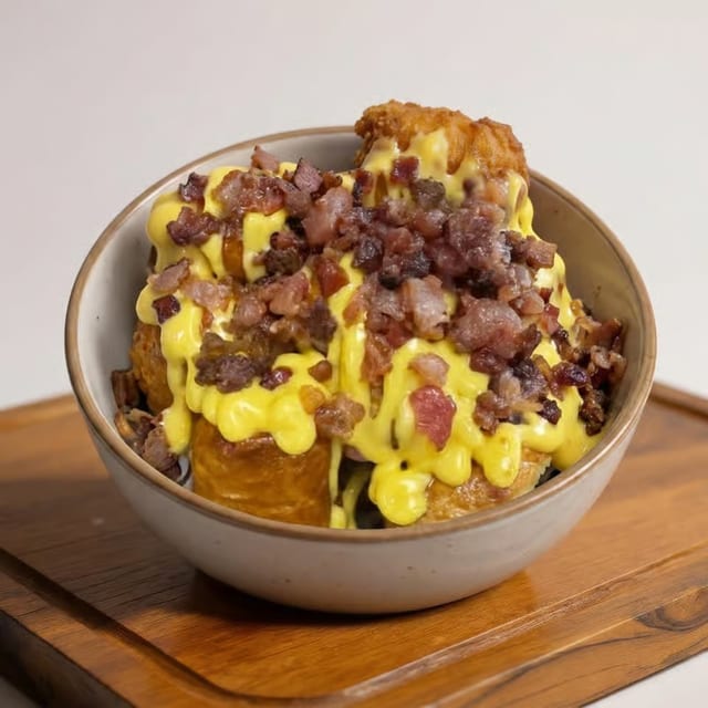 Crispy Bacon & Cheddar Bites